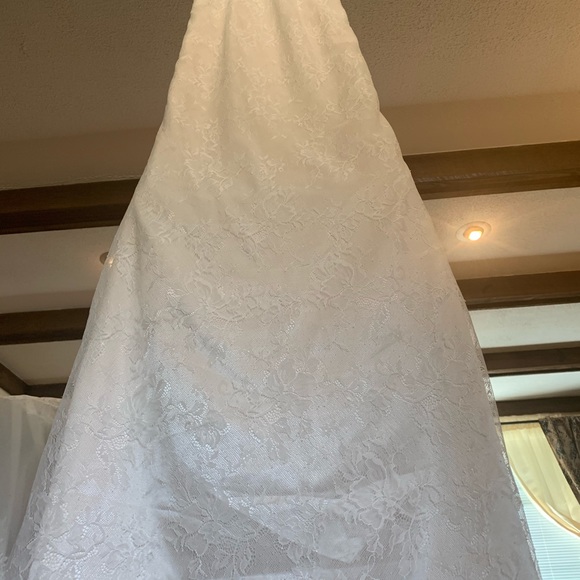 Lace ivory wedding dress - Picture 10 of 14